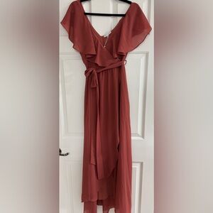 Baltic Born Clay Off The Shoulder Maxi Dress. Size medium. Never worn.
